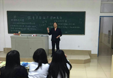 我校学前教育专业举行保育员考证思想动员大会