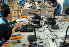 众星捧月：我校通信实训呼之欲出